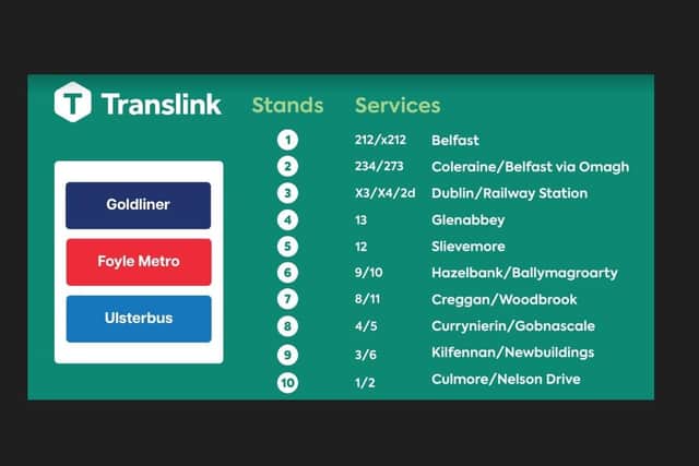 Goldliner services will continue to operate inside the main depot as normal.