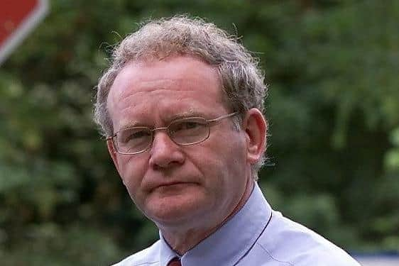 The late Martin McGuinness