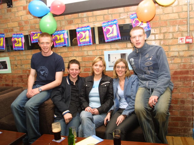 Ryan McCready, Paddy O'Kane, Leanne Chambers, Louise Arbuckle and Declan McLaughlin