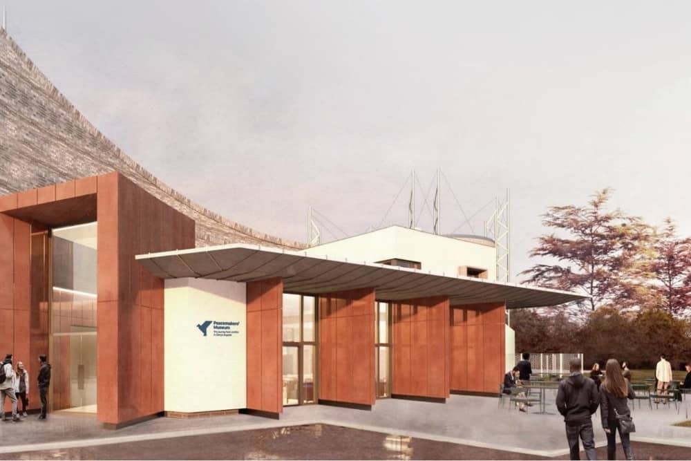 An artist's impression of 'The Peacemakers Museum: the journey from conflict in Derry’s Bogside'.