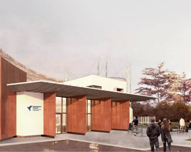 An artist's impression of 'The Peacemakers Museum: the journey from conflict in Derry’s Bogside'.