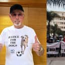 Peter Egan hopes that Derry dog lovers will take part in the sponsored walk on Saturday - Animal News Agency