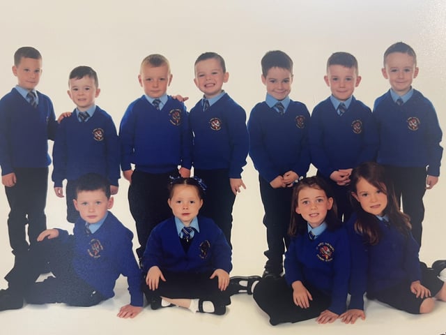 Pupils from St. Mary's PS Gortnaghey.