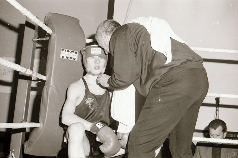 Fairview boxing tournament in the Delacroix back in February 1995.