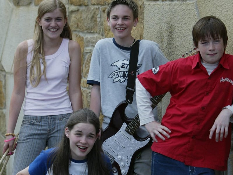 Census one of the young band who perfromed at the SCORE site during the day at the Hiring Fair festival in Strabane.