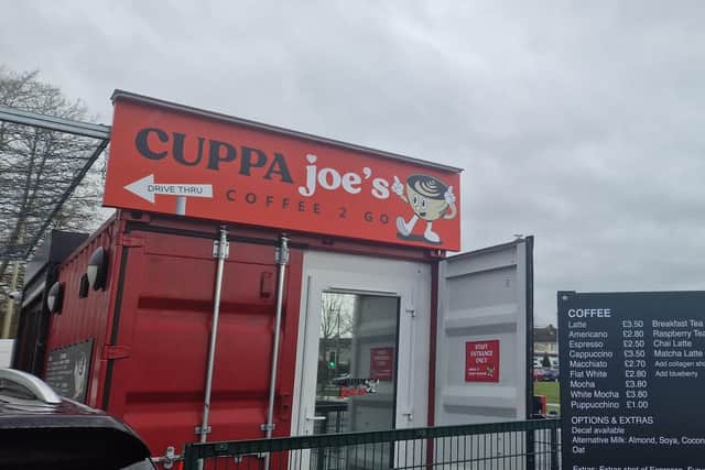 Cuppa Joe's Coffee to Go.