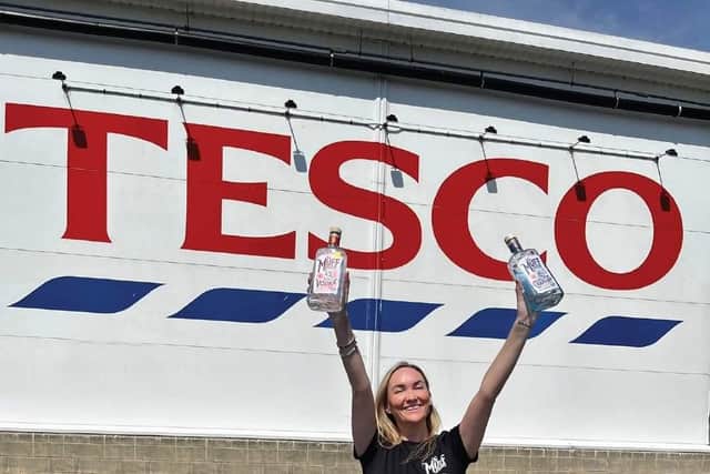 Muff Liquor Company's gin and vodka is being sold in Tesco stores across the Republic of Ireland.