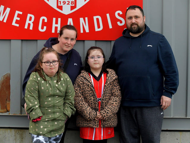 Fans at the Derry City versus St Patrick’s Athletic game on Friday evening. DER2317GS-73