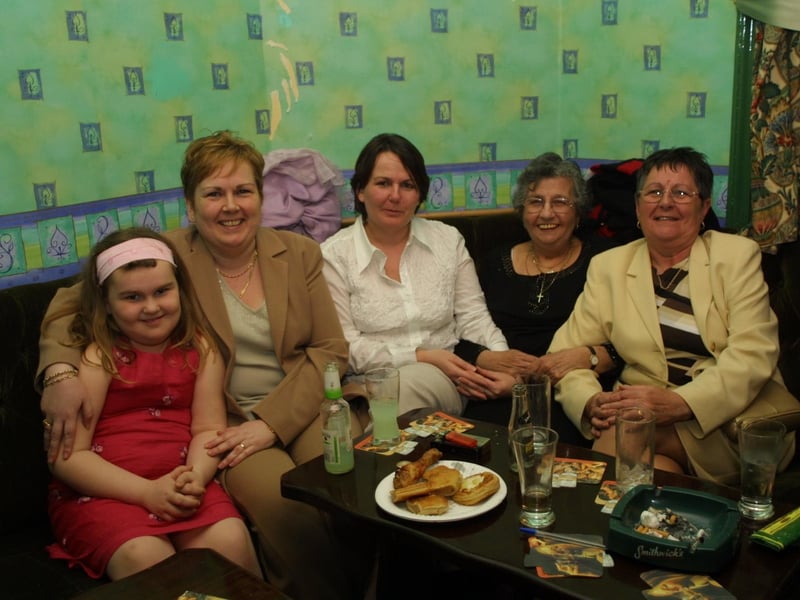 Orlaith Logue, Louise Logue, Deirdre McGowan, Myra Moore, Anne McGowan.