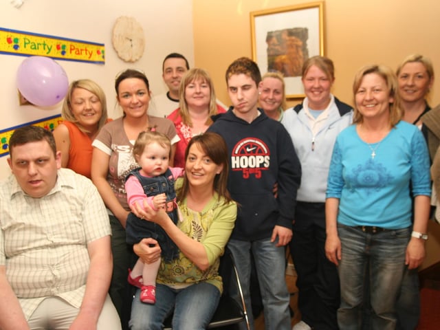 A birthday party for Naomi Brown back in 2005.