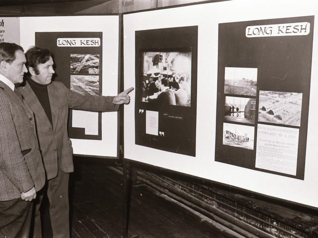 Internment photographic exhibition in Harps Hall.