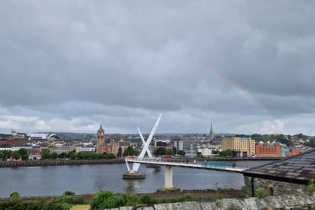 A view of Derry from Ebrington