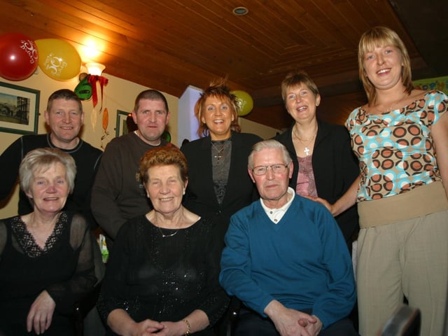 Party celebrations back in 2004: Ellen Dillon.