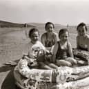 Happy campers in the Stragill sunshine in June 1995.