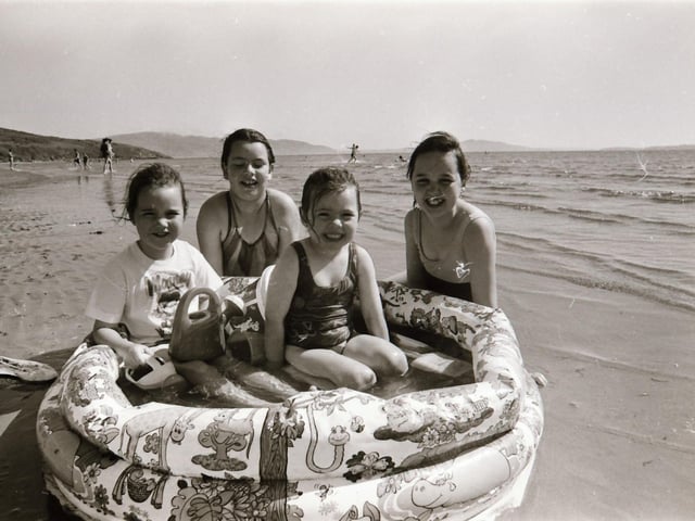 Happy campers in the Stragill sunshine in June 1995.