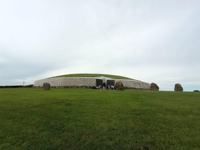 Newgrange, Ireland 3200 B.C. at Brú na Bóinne, County Meath.