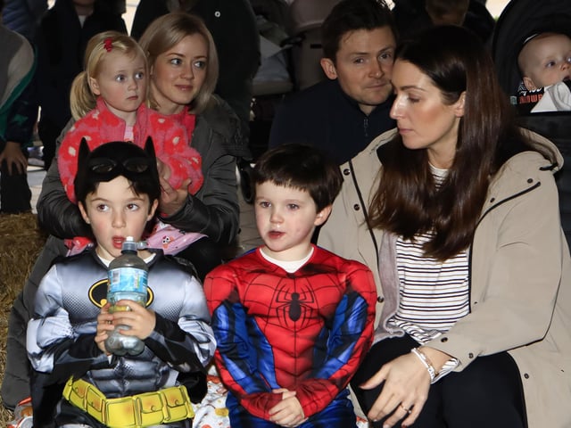 A family day out at the storytelling in Waterloo Place on the 40th anniversary of the Halloween celebrations. (Photo - Tom Heaney, nwpresspics)