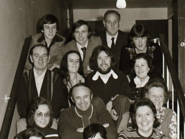 Young men and women in Derry back in January 1975.