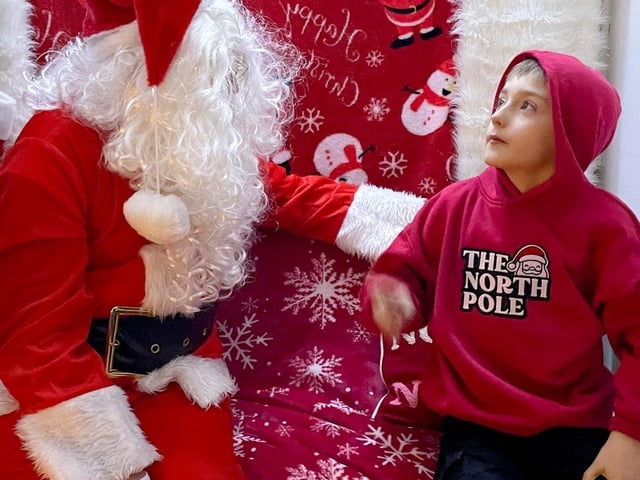 Visitors from the Western Trust's Children’s Disability Service enjoying an amazing Santa experience evening at Destined.