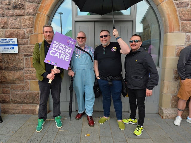 Revellers at the 2024 Foyle Pride Parade. Photo: George Sweeney