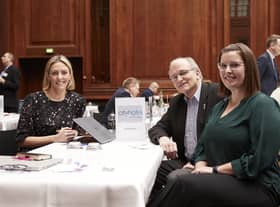 Linda Lynch, City Hotel Derry; Tom Christiansen, Expert Reiser; and Emer Mac Diarmada, Tourism Ireland, at Tourism Ireland’s 2023 Nordic trade workshop, which took place in Copenhagen.