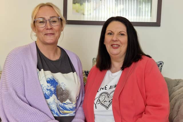 Caroline Campbell and Denise Geary.