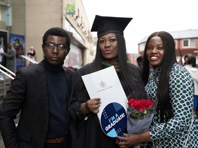 Winter graduations in Derry.