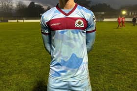 Institute's Michael Harris scored twice in their Championship win against Ballyclare Comrades on Saturday. PIC: Institute FC