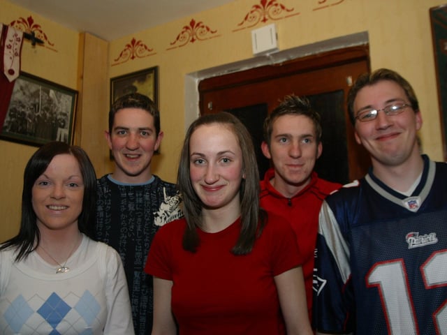Having fun at Derry parties in 2004. William Taylor
