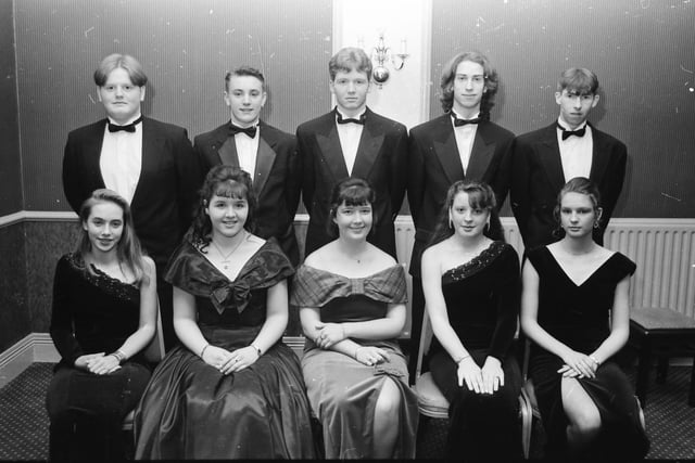 The Clondermot High School formal in February 1994