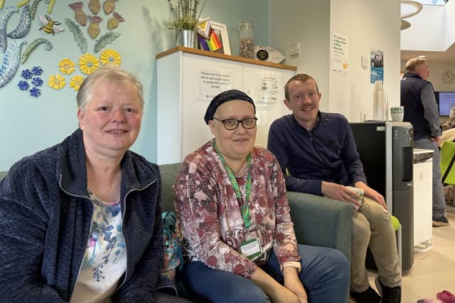 Service users, their families and Trust staff enjoyed an amazing array of scones, buns and cakes donated by local businesses and the community.