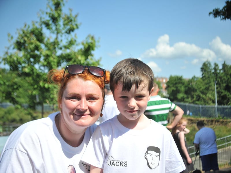 Jack Edgar's auntie Ciara Quigley and cousin Eli Edgar.