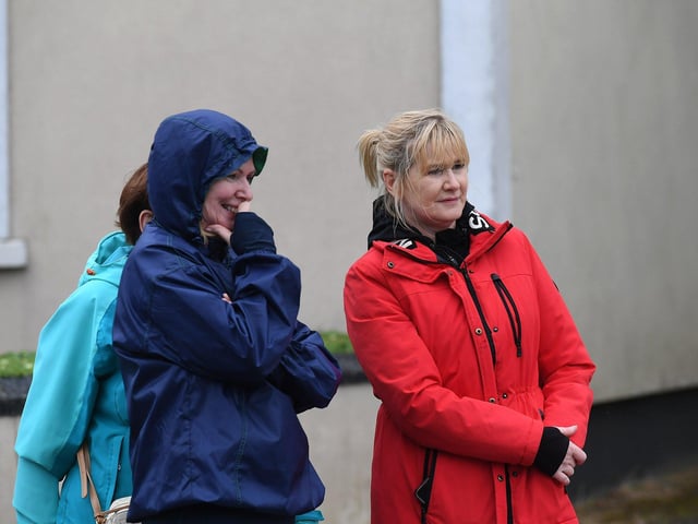 Spectators at the Clonmany Festival Parade on Sunday afternoon. Photo: George Sweeney