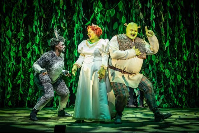 Shrek the Musical's opening night was a huge hit.