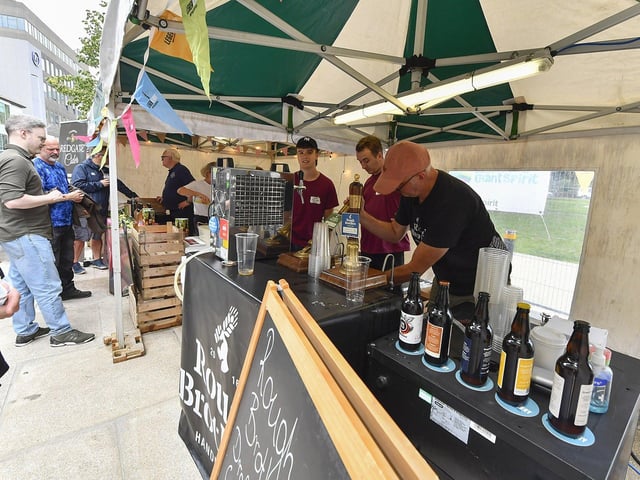 People at the LegenDerry Street Food Festival held at Guildhall Street and Harbour Square over the weekend.Photo: George Sweeney