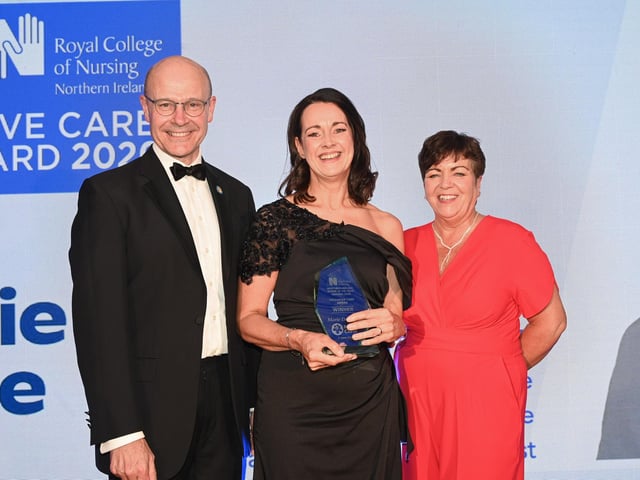 Matthew Reed, Marie Donnelly and Rita Devlin
