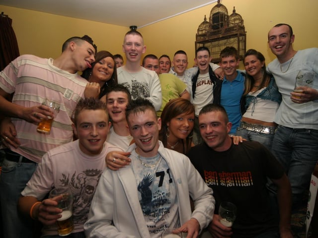 Parties and celebrations in Derry in October 2005.