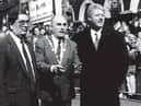 John Hume, and Bill Clinton on his first ever visit to Derry in 1995, pictured with then Mayor of the city, the late SDLP Councillor Joihn Kerr. 