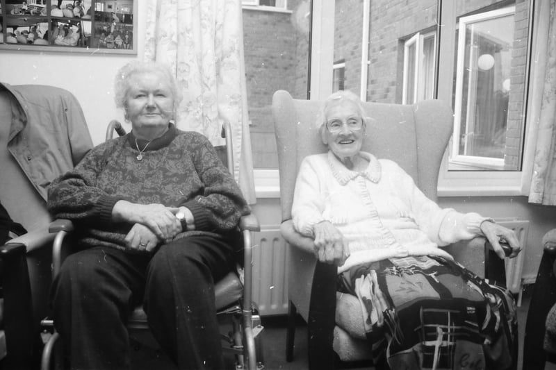 Residents of Culmore Manor enjoying Mother's Day.