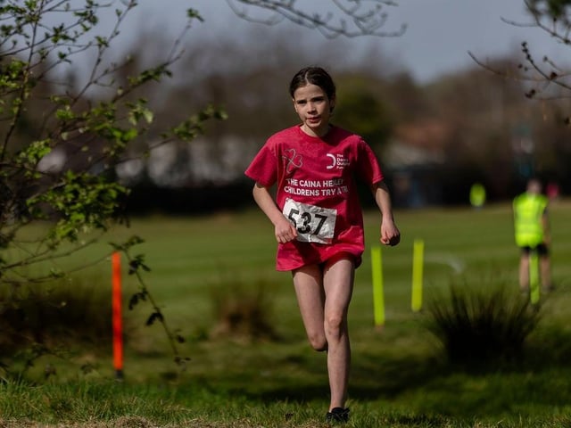 Keeping up the pace at the biggest-ever Caina Healey Children's Try-a-Tri, a special event organised by the Bogside and Brandywell Health Forum in partnership with the Danny Quigley Fund.
