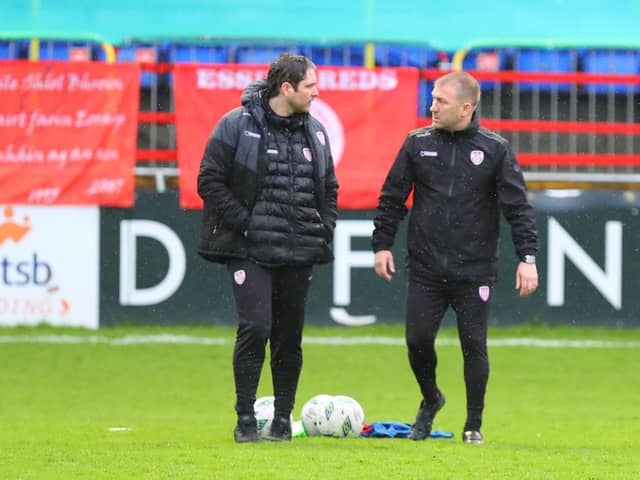 Ruaidhri Higgins has a couple of potential candidates in mind for replacing former assistant boss Alan Reynolds. Photo by Kevin Moore.