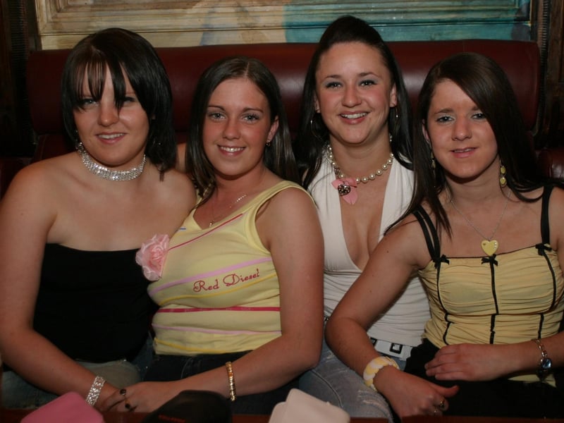 Kelly Mcguigan out partying with friends 20 years ago.