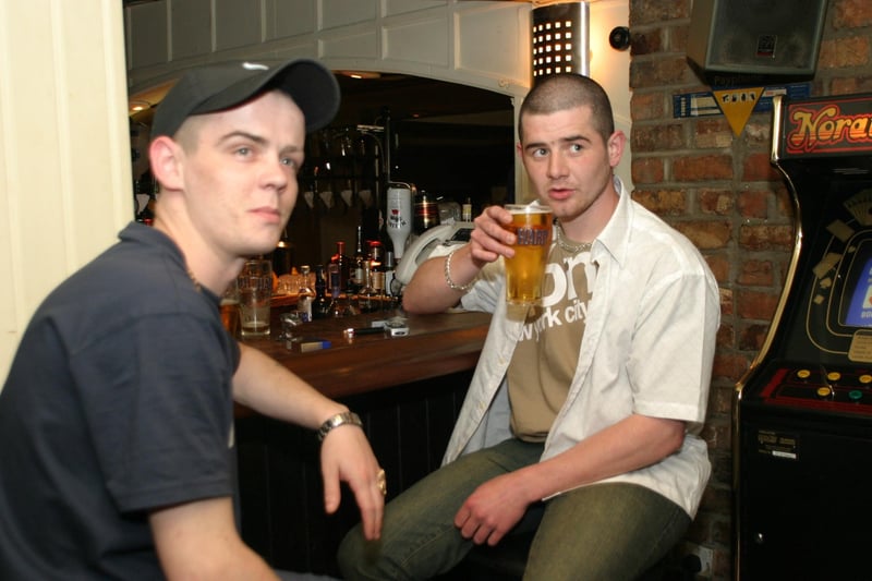Out for a few pints.