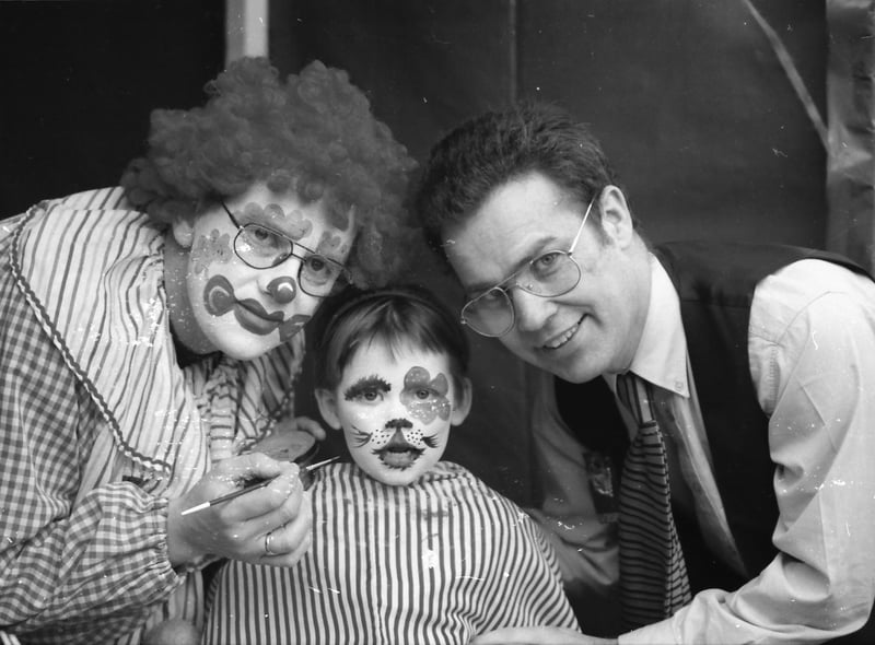 Some festive participants during the St. Patrick's Day festivities in Derry in 1998.