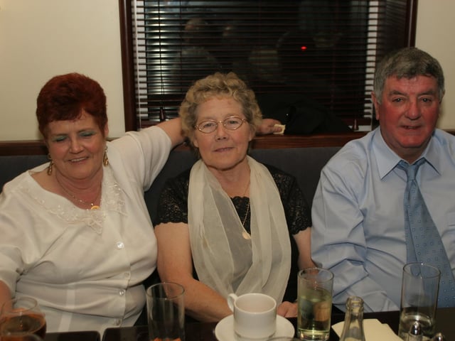 The Loughry family gets together for a party.
