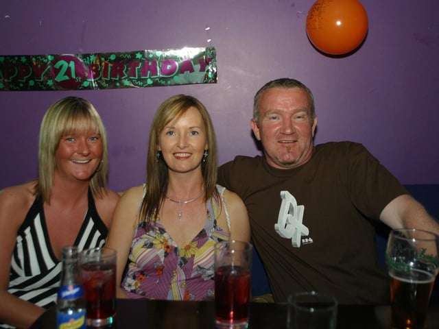 Parties and celebrations in July 2004: Marty & Liam Loughrey.