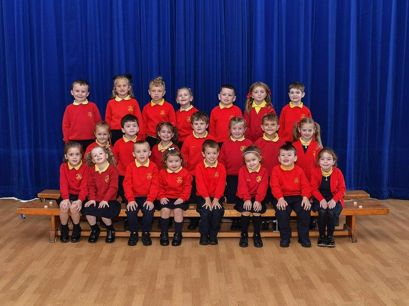 Mrs Kelly’s P1 pupils at Steelstown Primary School.