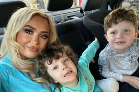 Amy Doherty, pictured with her sons Mason and Noah.