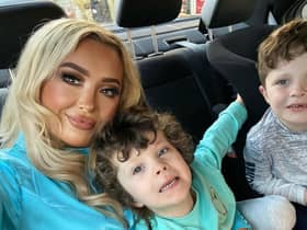 Amy Doherty, pictured with her sons Mason and Noah.
