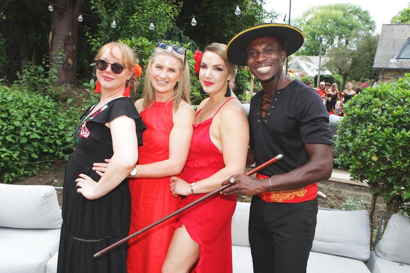 Among the attendance at a salsa and Latin-themed festival day in Leeds that was organised to raise funds for the Foyle Hospice in June.